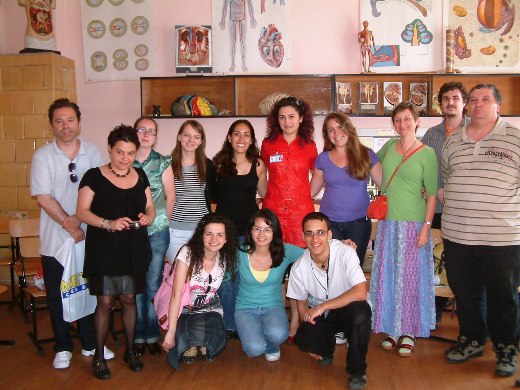 Nursing students in Romania
